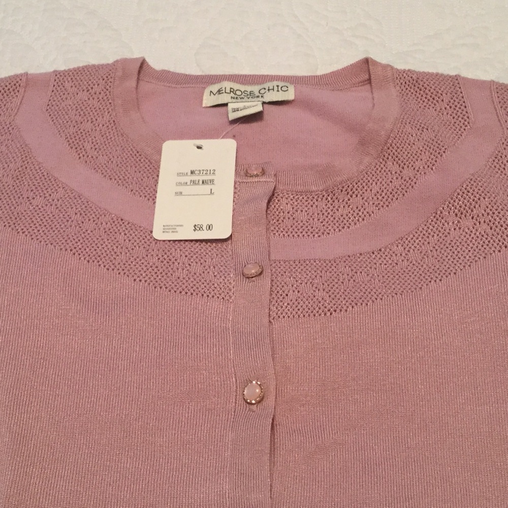 Melrose Chic - open front cardigan. - Picture 4 of 6